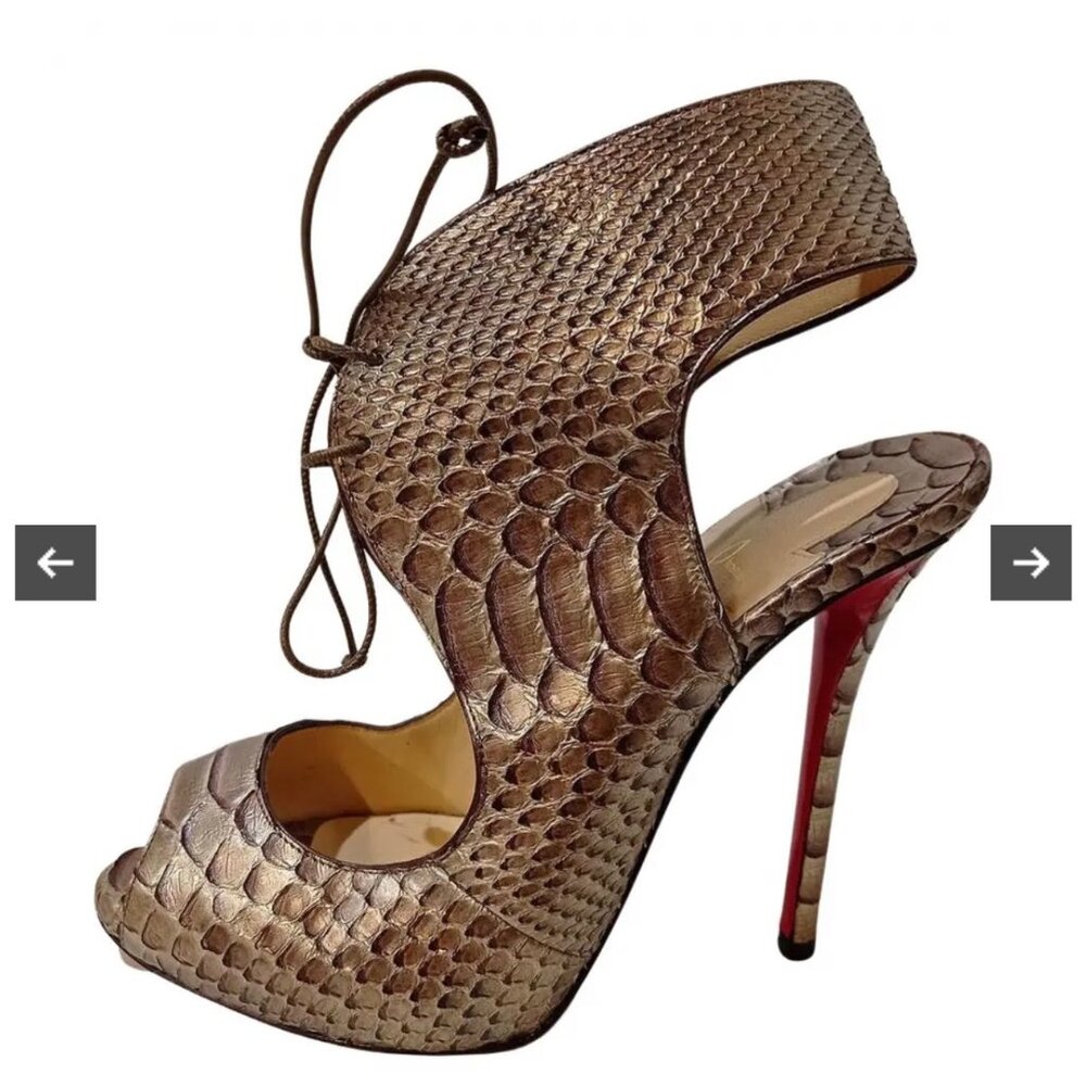 Allegra 120 Python Pumps- Like NEW